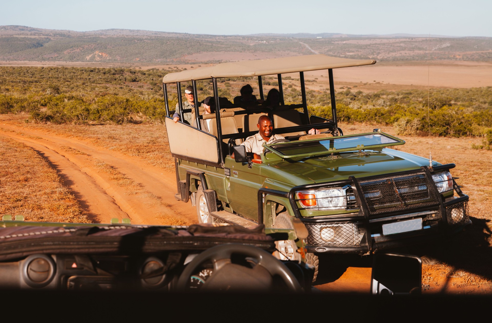 Exploring safari with a female ranger